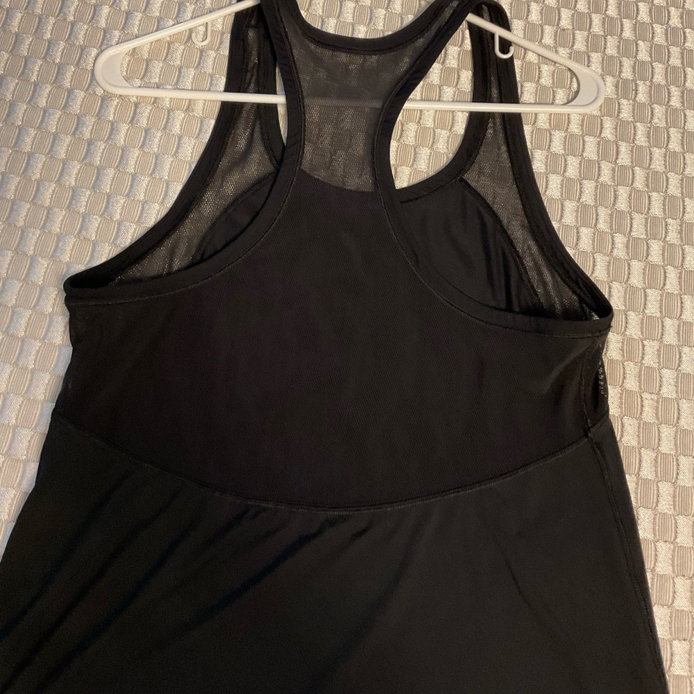 Lululemon Black tank, with mesh